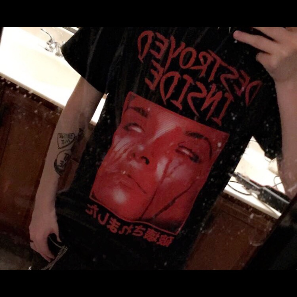 Dead inside Japanese shirt